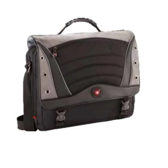 SwissGear Black and Gray Messenger Bag